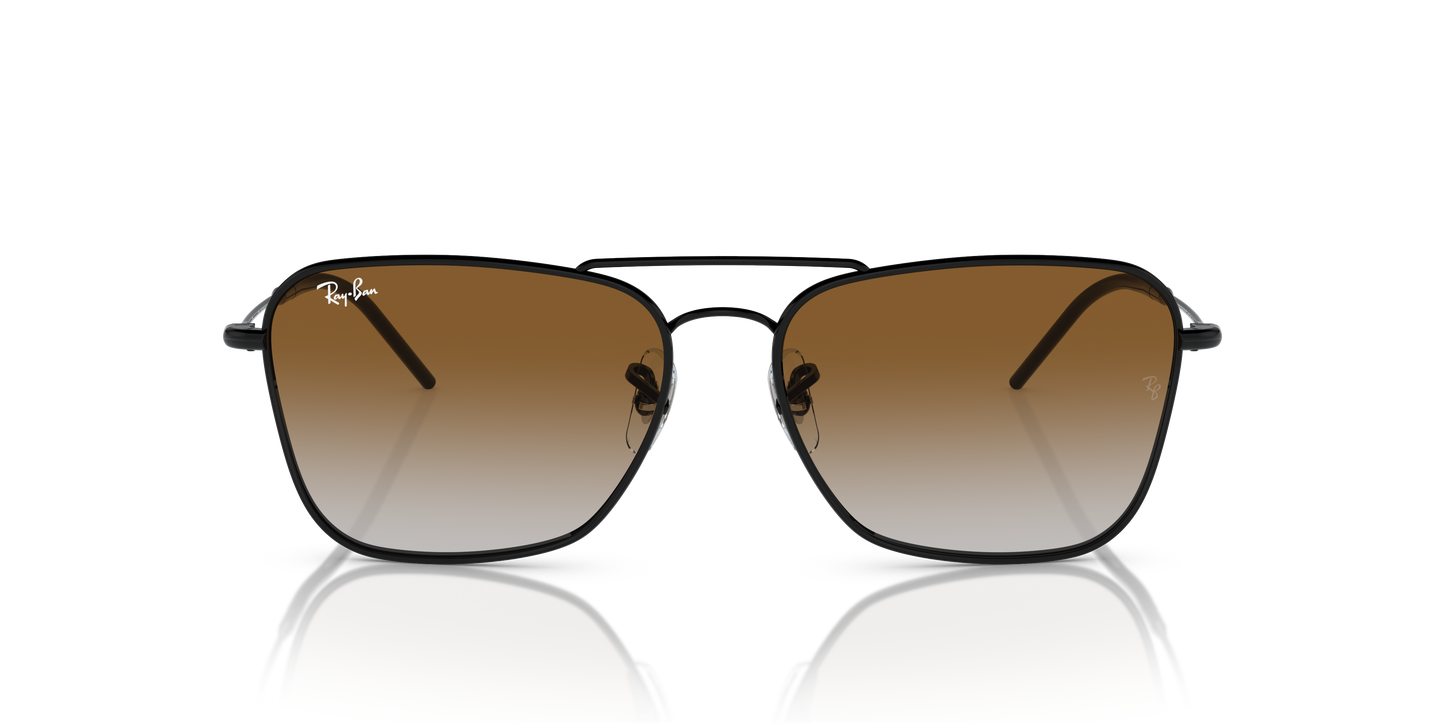 Ray-Ban RBR0102S Caravan Reverse Sunglasses - Square Metal Frame