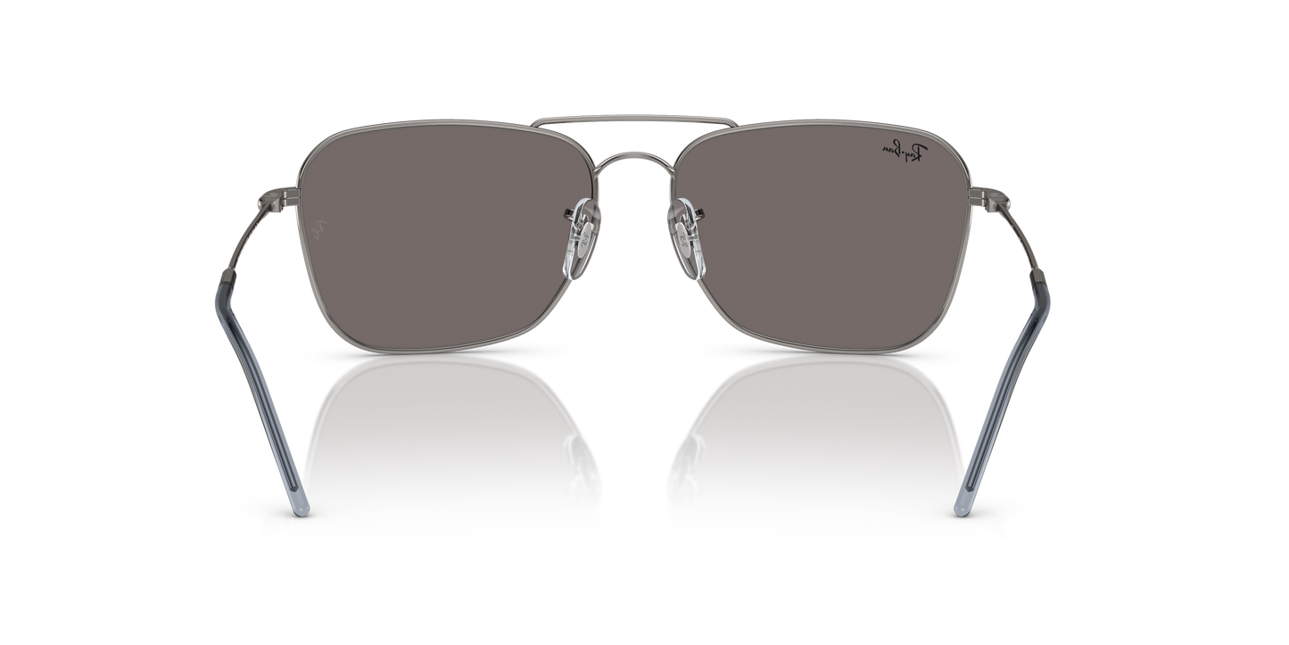 Ray-Ban RBR0102S Caravan Reverse Sunglasses - Square Metal Frame