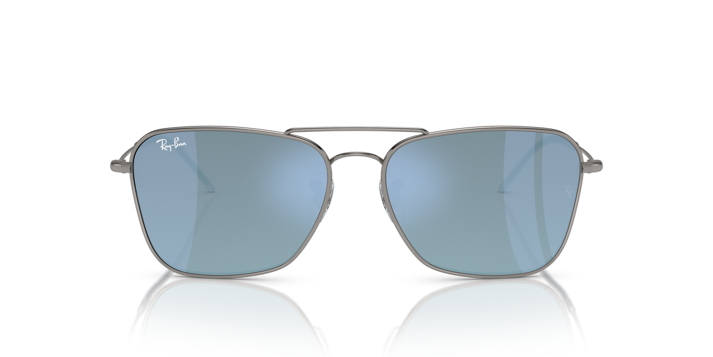 Ray-Ban RBR0102S Caravan Reverse Sunglasses - Square Metal Frame