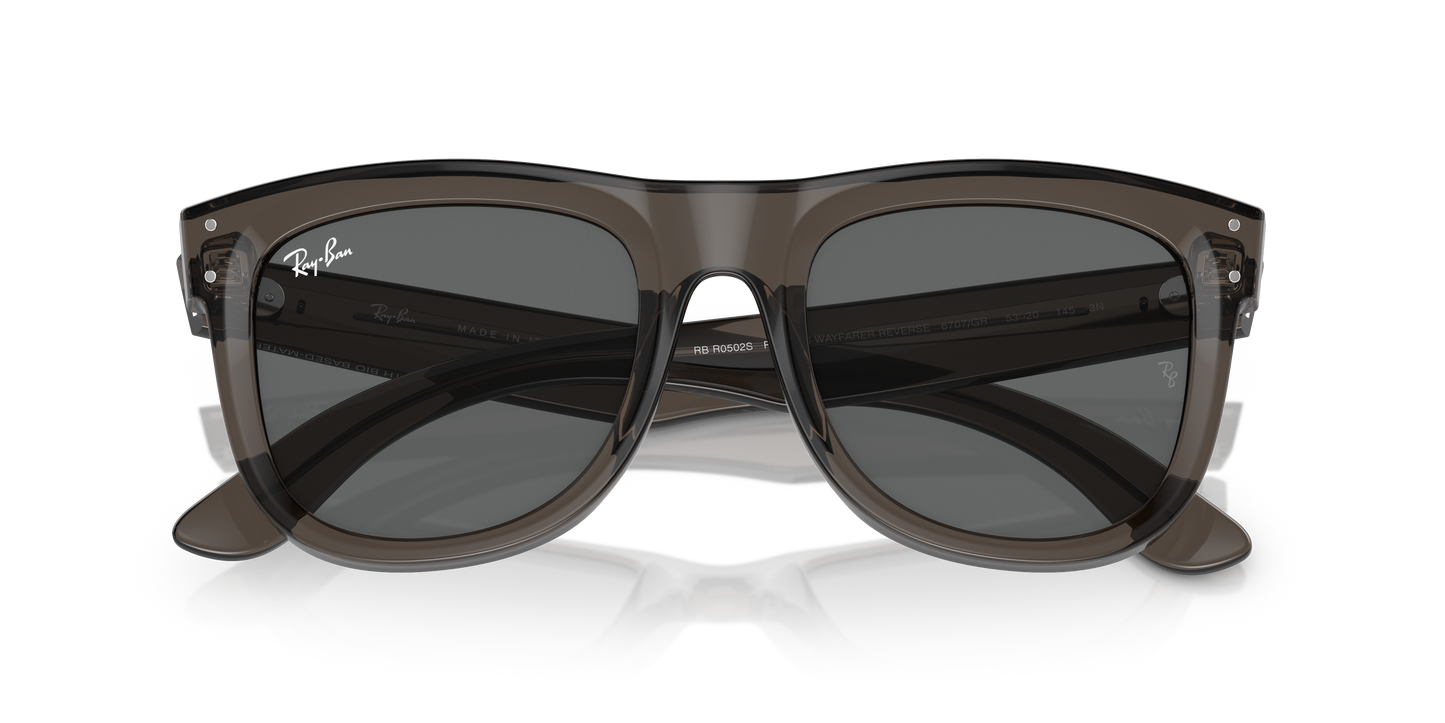 Ray-Ban RBR0502S Wayfarer Reverse Sunglasses - Square Injected Frame