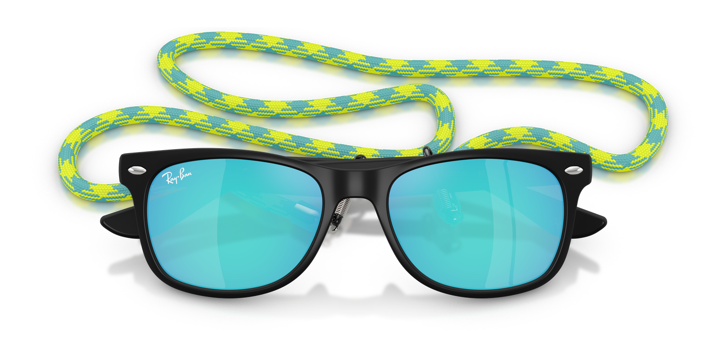 Ray-Ban RB9052S New Wayfarer Summer Capsule Kids Sunglasses - Square Injected Frame