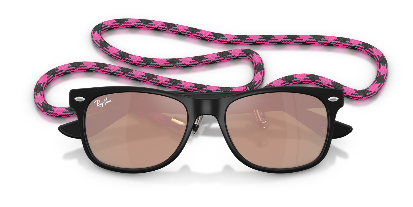 Ray-Ban RB9052S New Wayfarer Summer Capsule Kids Sunglasses - Square Injected Frame