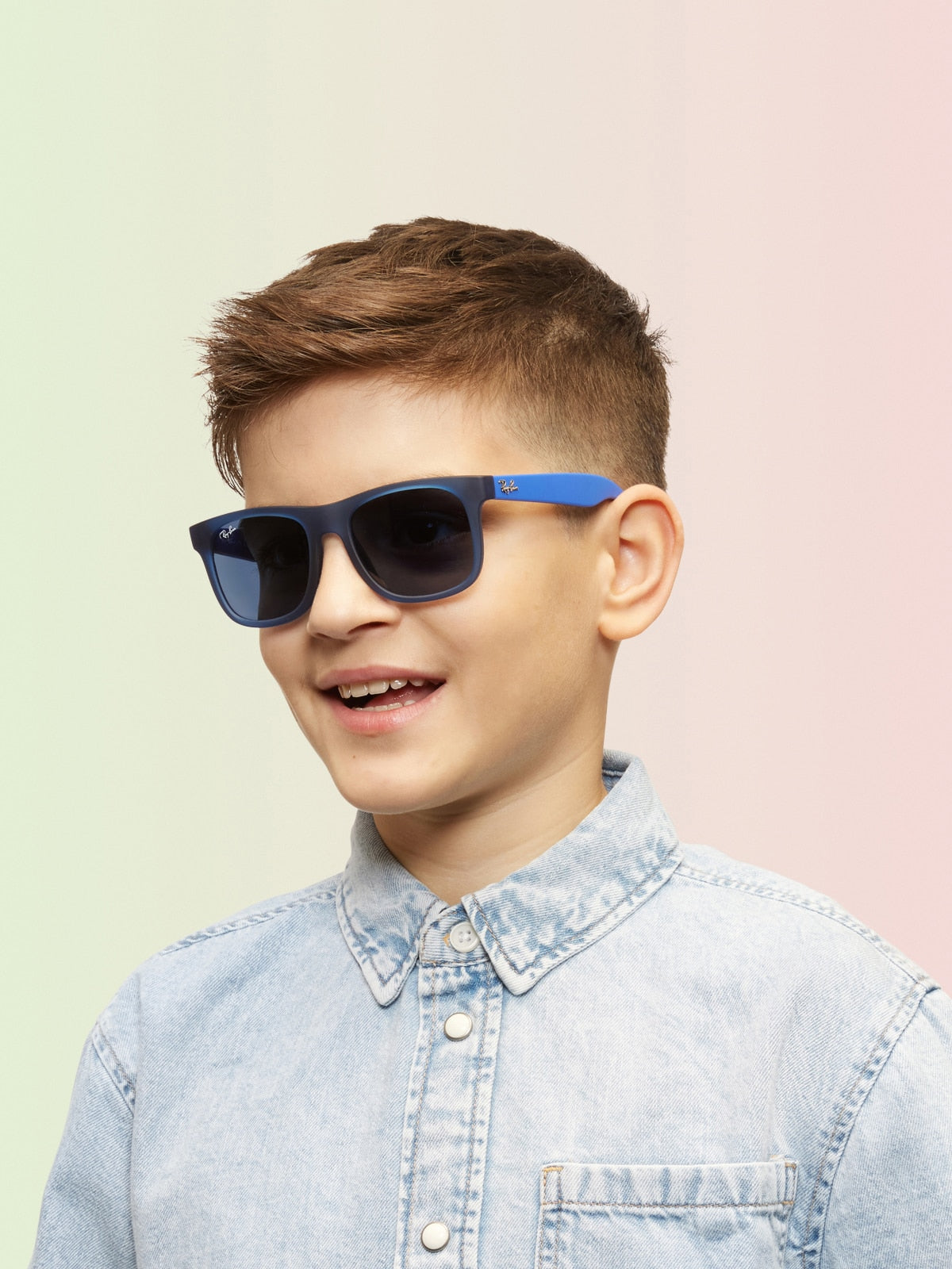 Ray-Ban RB9069S Justin Kids Sunglasses - Square Injected Frame