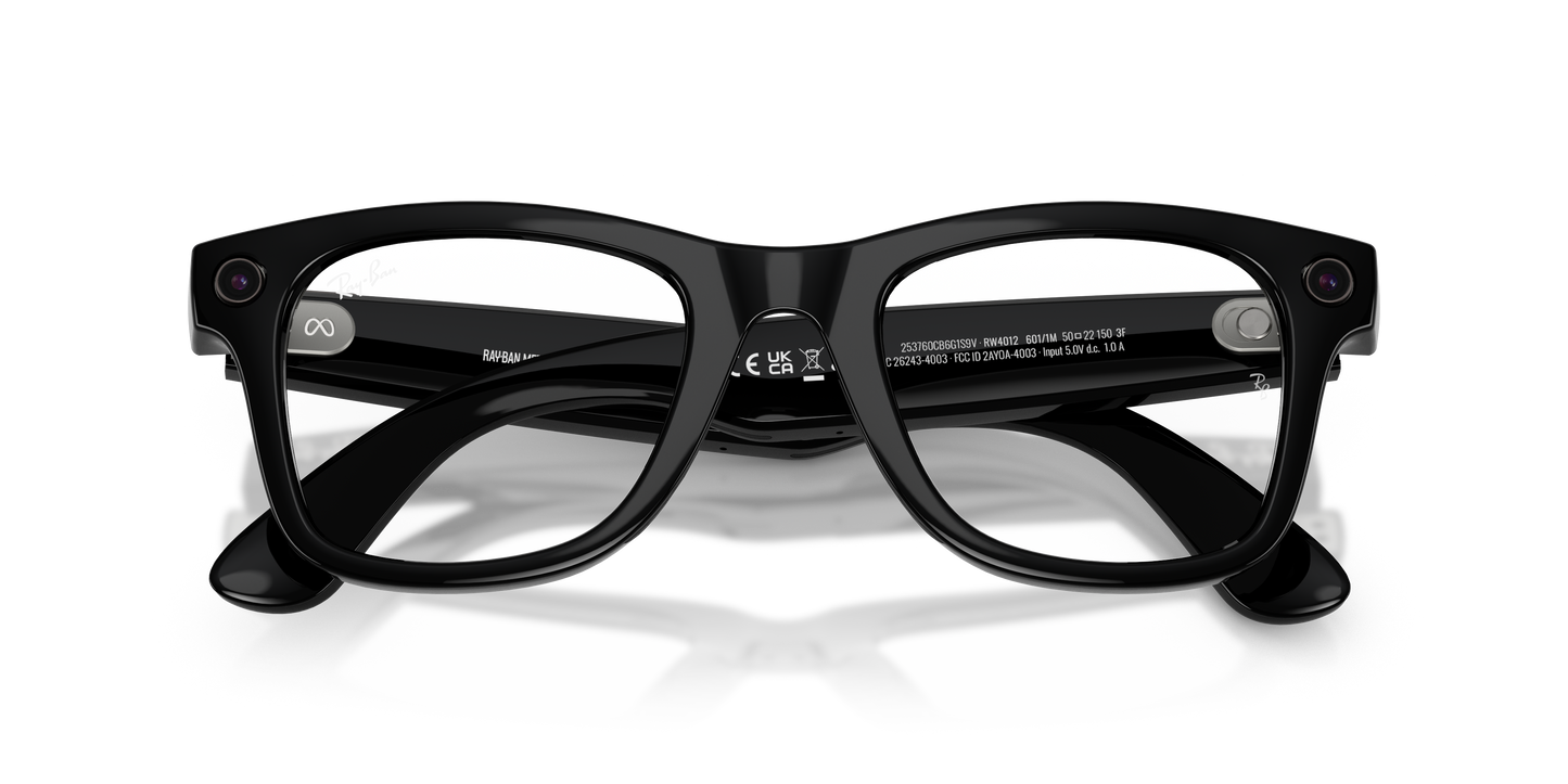 Ray-Ban Meta Gen 2 Wayfarer Smart Glasses - Square Injected Frame