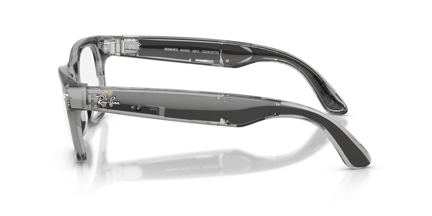 Ray-Ban Meta Gen 2 Wayfarer Smart Glasses - Square Injected Frame