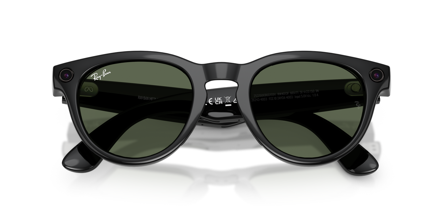 Ray-Ban Meta Gen 2 Low Bridge Fit Headliner Smart Glasses - Phantos Injected Frame