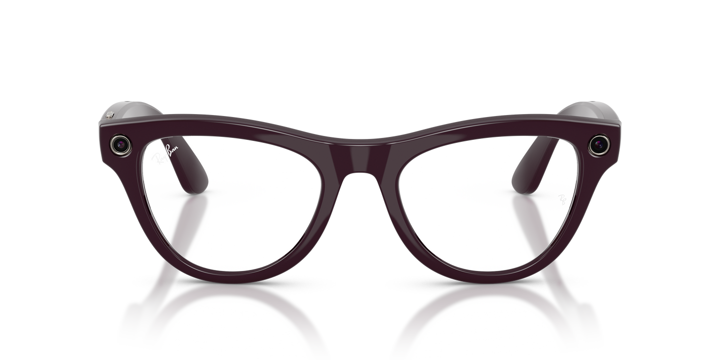 Ray-Ban Meta Gen 2 Skyler Smart Glasses - Cat-Eye Injected Frame
