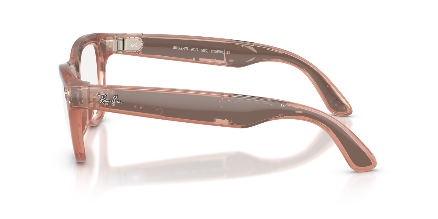 Ray-Ban Meta Gen 2 Skyler Smart Glasses - Cat-Eye Injected Frame