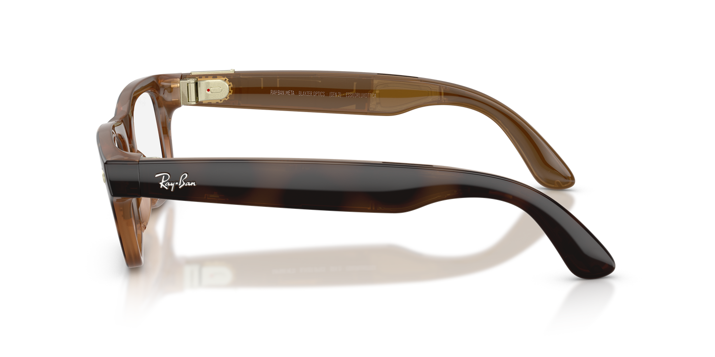 Ray-Ban Meta Gen 2 Ray-Ban (Gen 2) Blayzer Smart Glasses - Rectangle Injected Frame