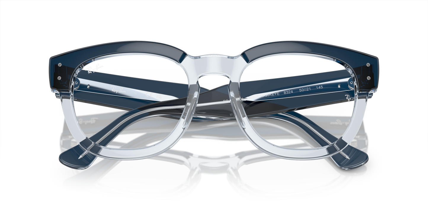 Ray-Ban RB0298V Mega Hawkeye Eyeglasses - Square Acetate Frame