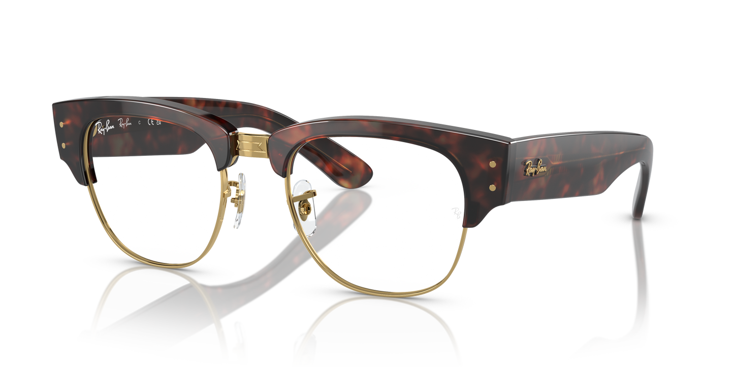 Ray-Ban RB0316V Mega Clubmaster Eyeglasses - Square Injected Frame