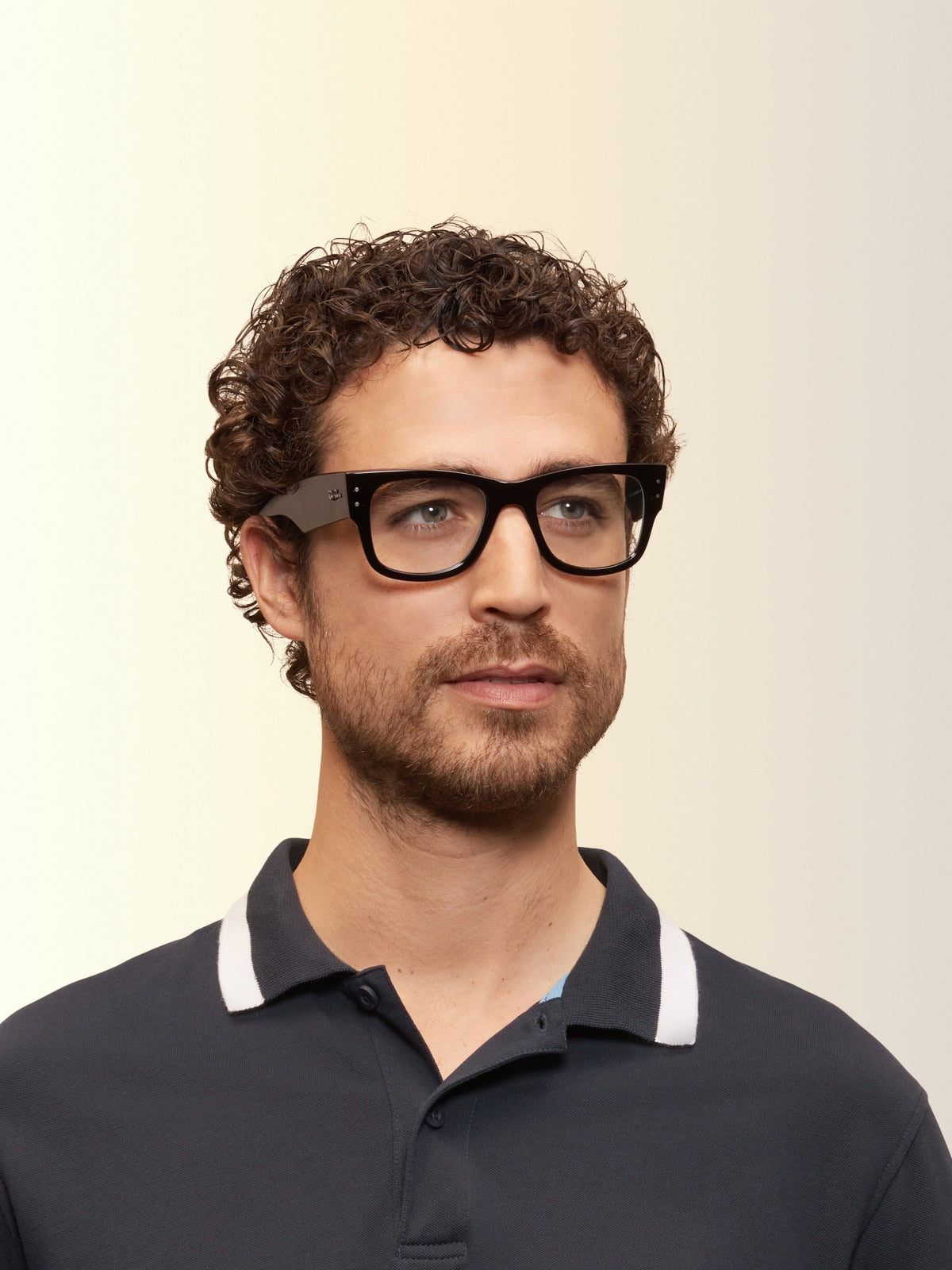 Ray-Ban RB0840V Mega Wayfarer Eyeglasses - Square Injected Frame