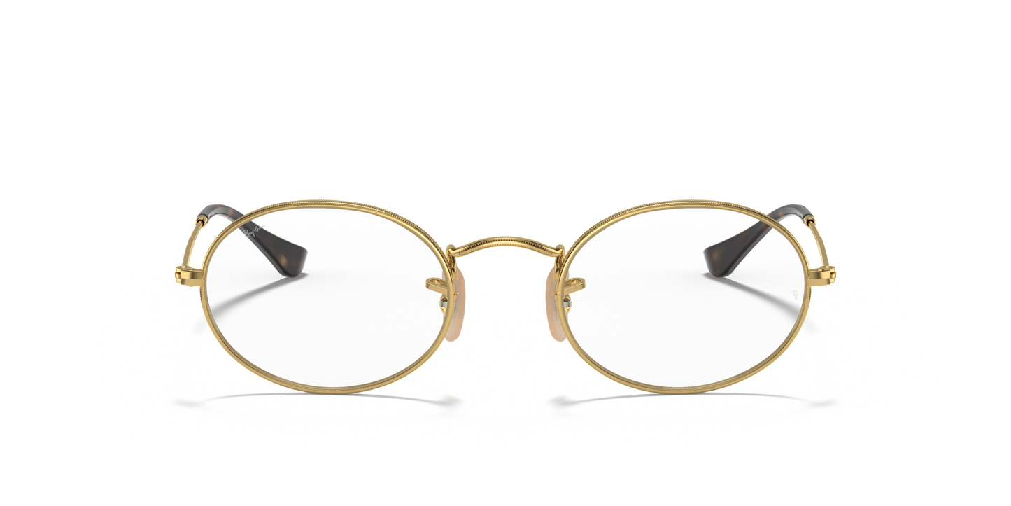 Ray-Ban RB3547V Oval Eyeglasses - Metal Frame