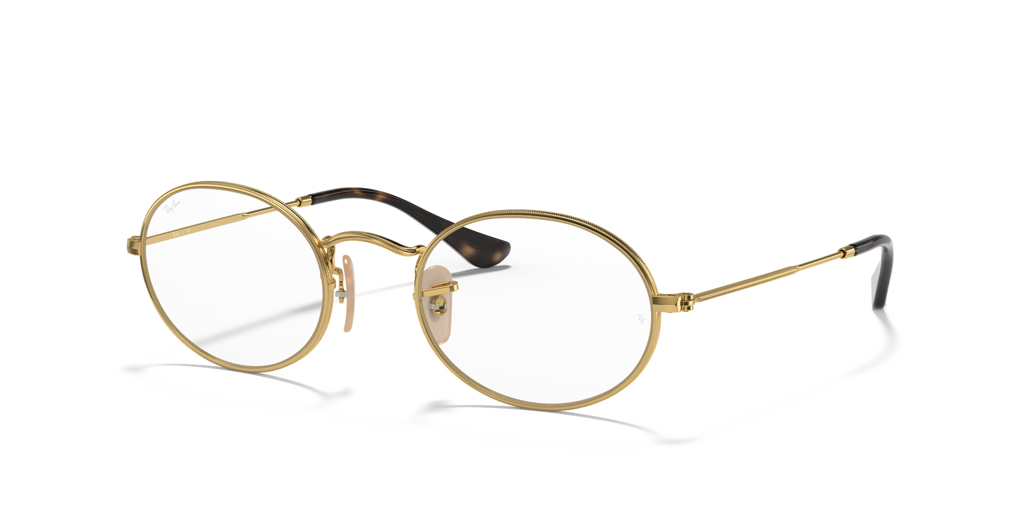 Ray-Ban RB3547V Oval Eyeglasses - Metal Frame