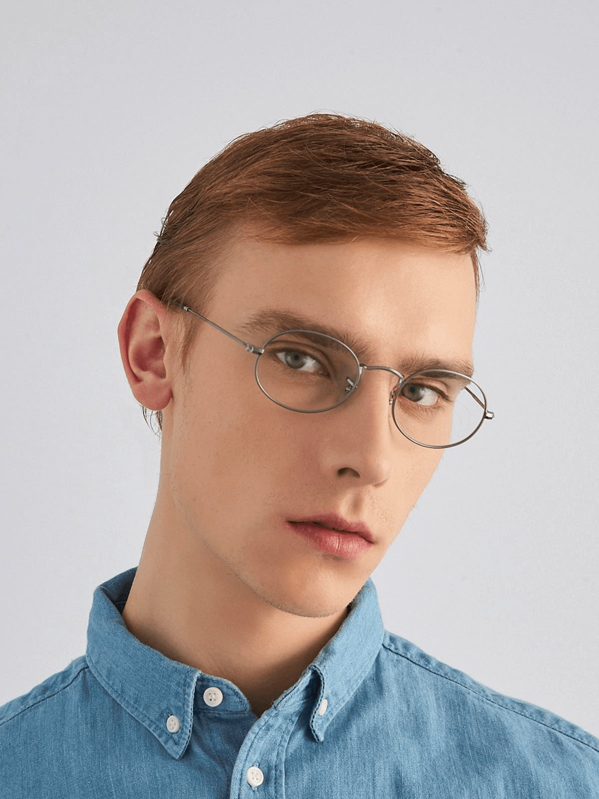 Ray-Ban RB3547V Oval Eyeglasses - Metal Frame