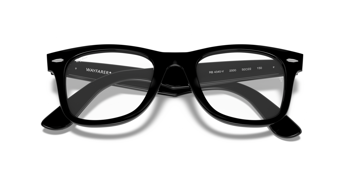 Ray-Ban RB4340V Wayfarer Ease Eyeglasses - Square Propionate Frame
