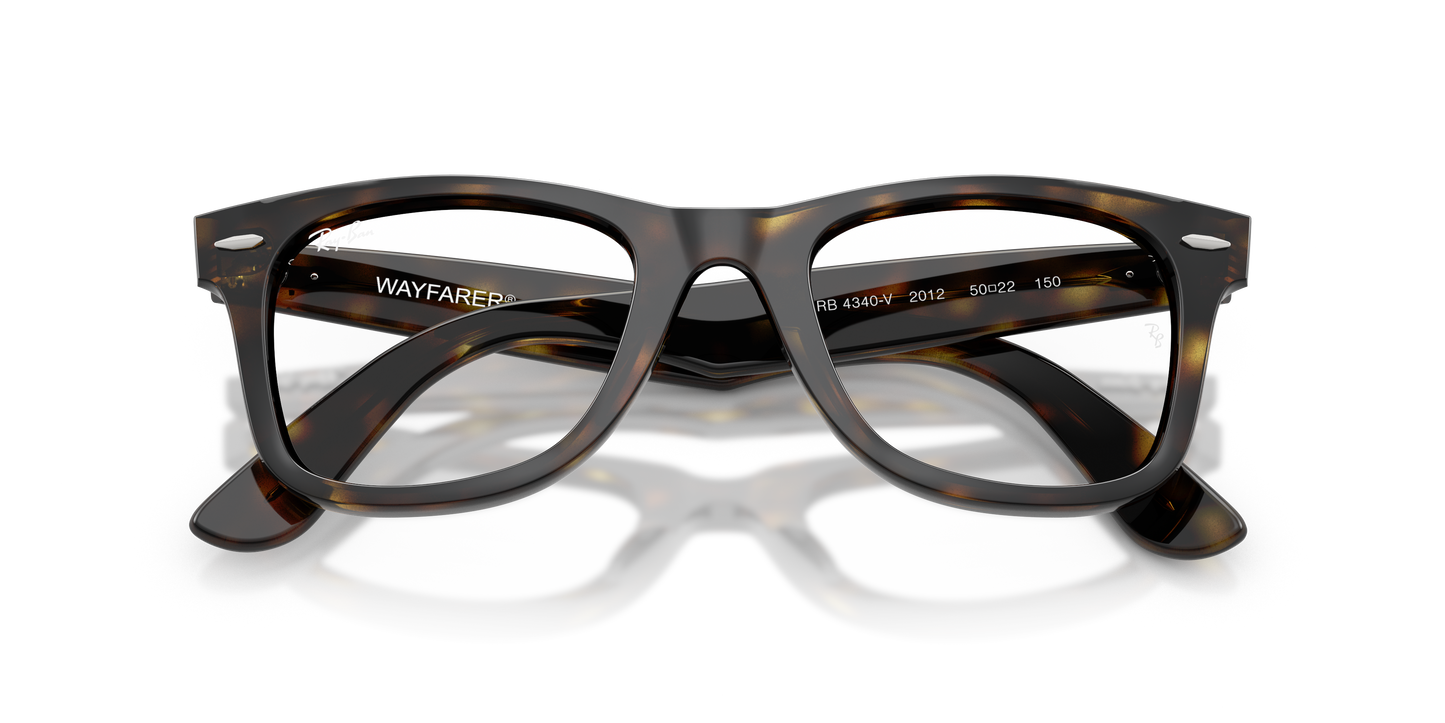 Ray-Ban RB4340V Wayfarer Ease Eyeglasses - Square Propionate Frame