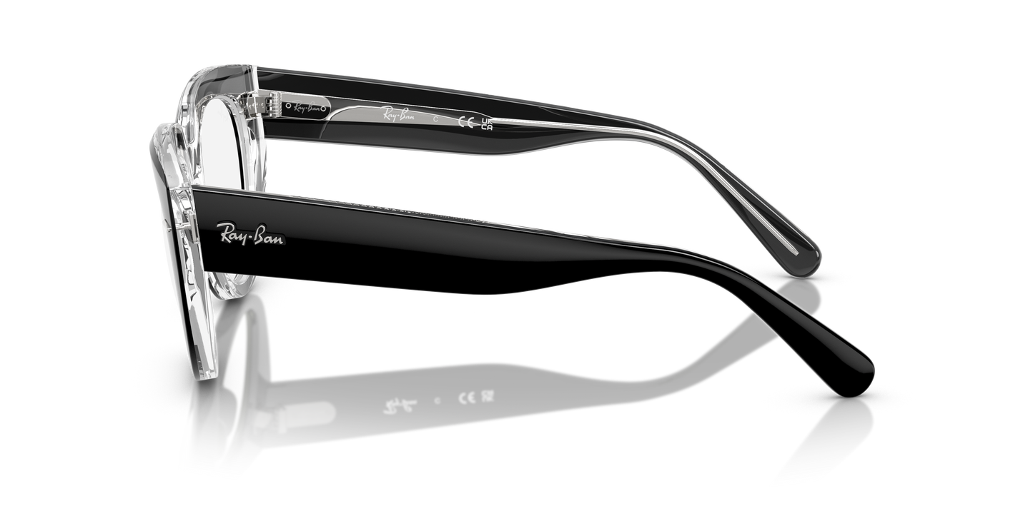 Ray-Ban RB5586 Doreen Eyeglasses - Square Acetate Frame