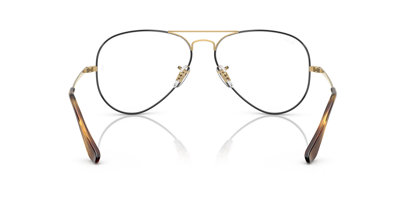 Ray-Ban RB6489 Aviator Eyeglasses - Metal Frame