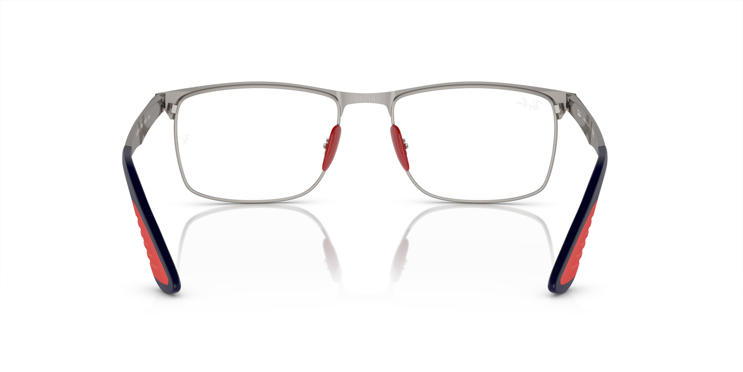 Ray-Ban RB6516M Scuderia Ferrari Collection Eyeglasses - Rectangle Metal Frame