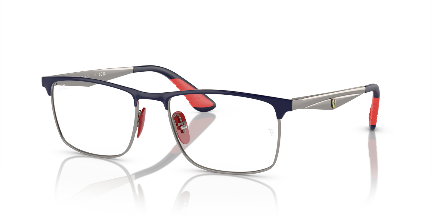 Ray-Ban RB6516M Scuderia Ferrari Collection Eyeglasses - Rectangle Metal Frame