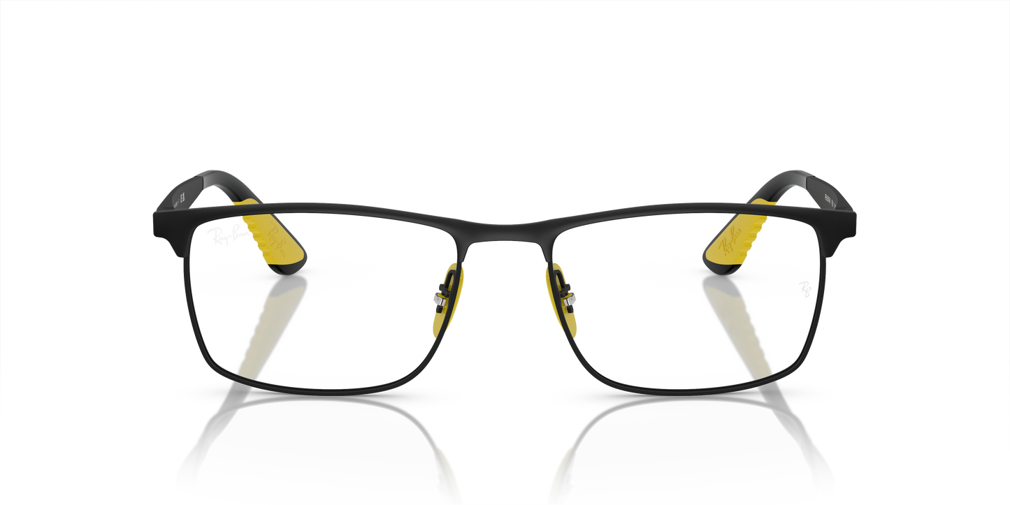 Ray-Ban RB6516M Scuderia Ferrari Collection Eyeglasses - Rectangle Metal Frame