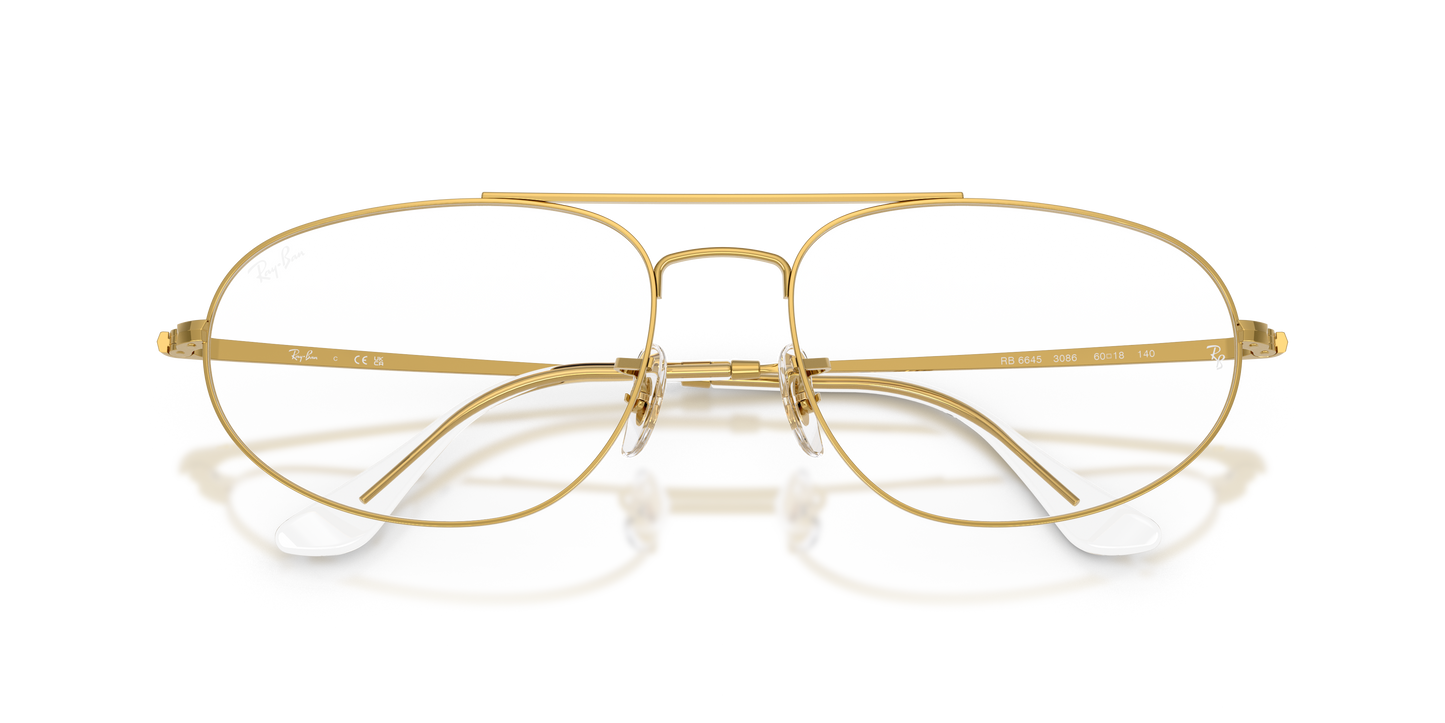 Ray-Ban RB6645 Explorer IV Eyeglasses - Geometric Metal Frame