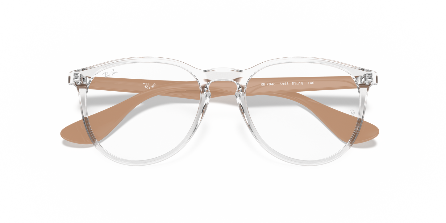 Ray-Ban RB7046 Erika Eyeglasses - Round Nylon Frame
