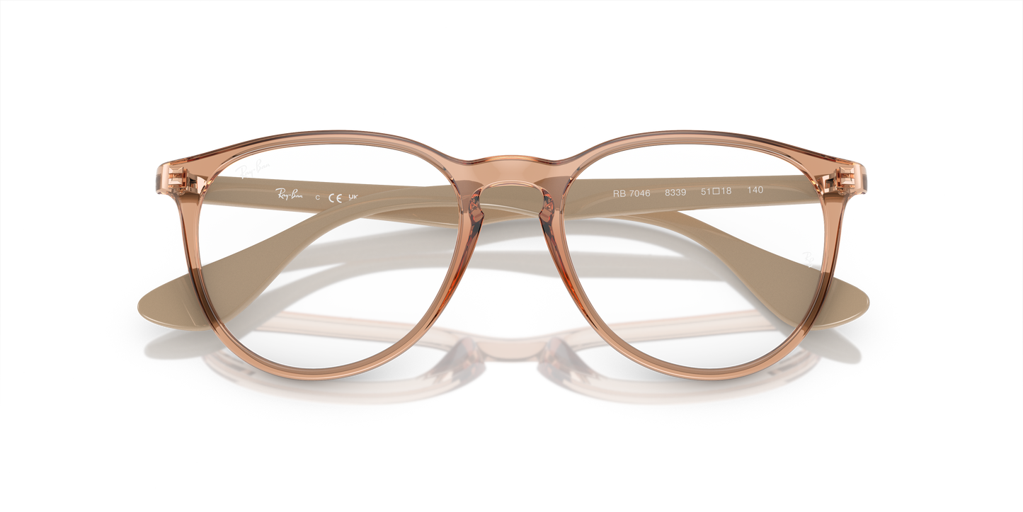 Ray-Ban RB7046 Erika Eyeglasses - Round Nylon Frame