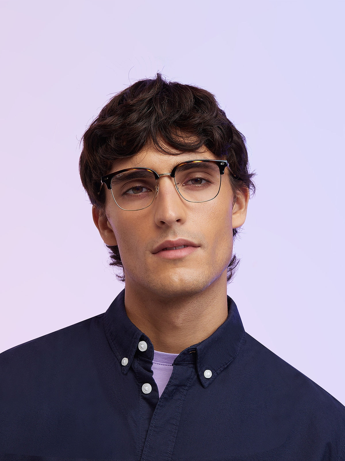 Ray-Ban RB7216 New Clubmaster Eyeglasses - Square Injected Frame
