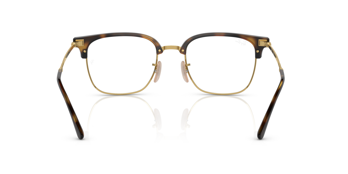 Ray-Ban RB7216 New Clubmaster Eyeglasses - Square Injected Frame