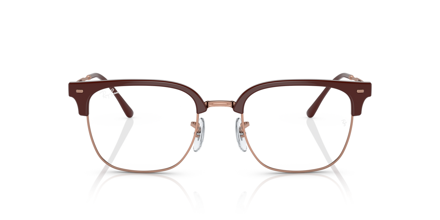 Ray-Ban RB7216 New Clubmaster Eyeglasses - Square Injected Frame