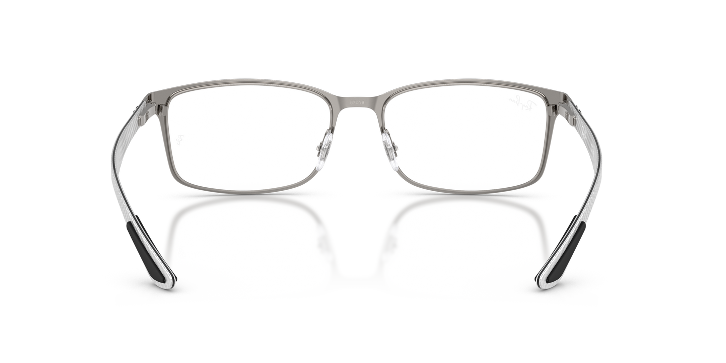 Ray-Ban RB8424 Eyeglasses - Rectangle Metal Frame