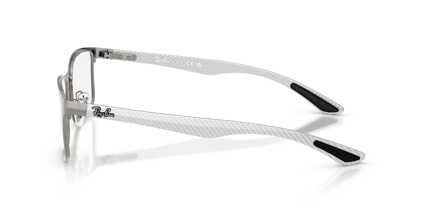 Ray-Ban RB8424 Eyeglasses - Rectangle Metal Frame