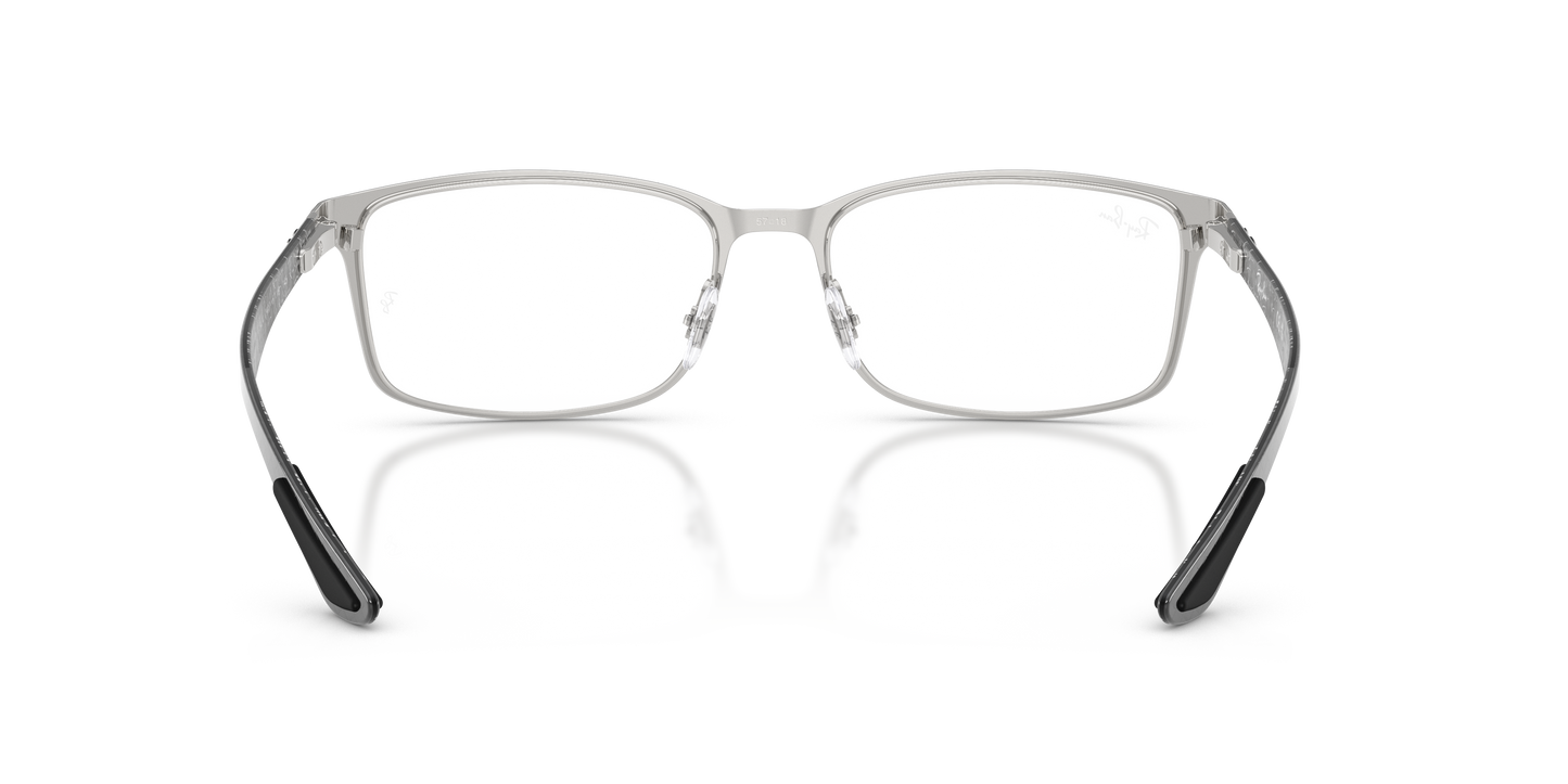 Ray-Ban RB8424 Eyeglasses - Rectangle Metal Frame