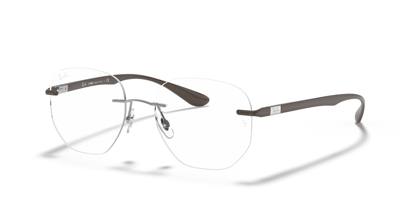 Ray-Ban RB8766 Eyeglasses - Geometric Titanium Frame