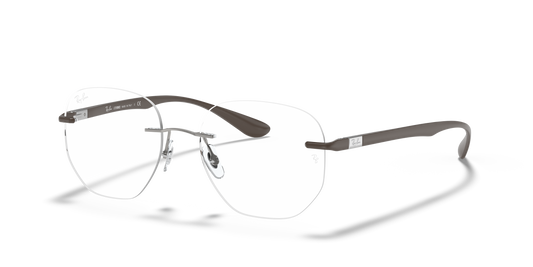 Ray-Ban RB8766 Eyeglasses - Geometric Titanium Frame