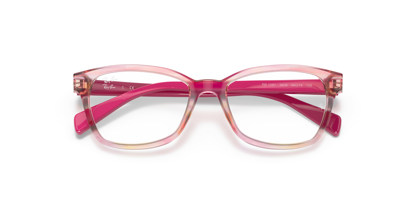 Ray-Ban RB1591 Kids Eyeglasses - Square Acetate Frame